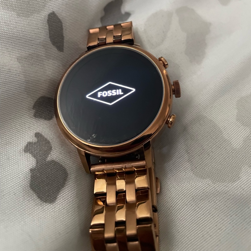 FOSSIL Gen 4 Smartwatch Venture HR 40mm - Rose Gold-Tone Stainless Steel